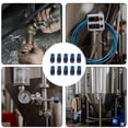 thumbnail image 3 of Miangastore Pneumatic Tool Connector Quick-connect Fittings Black 10Pcs 1.6x0.5In, 3 of 9