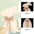 thumbnail image 4 of 2 Ensembles d'Ornements en Bois en Forme d'Animaux pour Pâques, 4 of 9