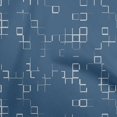 thumbnail image 1 of oneOone Cotton Poplin Navy Blue Fabric Geometric Craft Projects Decor Fabric Printed By The Yard 42 Inch Wide, 1 of 5