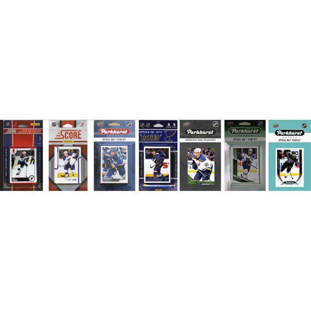 NHL St. Louis Blues 8 Different Licensed Trading Card Team Sets