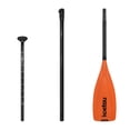 thumbnail image 3 of Quzzie Pagaie de Kayak Détachable Réglable Planche Pagaie Légère Aviron Aviron Portable Structure PP Poignée Ergonomique Convient au Surf Navigation Stand-Up Orange, 3 of 8