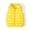 Yellow, variant on WENXIAOO Kids Puffer Vest Boys Vest Lightweight Cute Jackets Sleeveless Warm Fleece Outerwear for Little Girls 8-9 Years