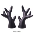 thumbnail image 3 of Thinsony 2pcs Antlers Sticker Easy To Install Christmas Car Sticker With Waterproof Antlers Cute Stylish black small 1Set, 3 of 6