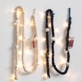 thumbnail image 5 of Jinsinto Christmas Day LED String Lights Sea Wind Seashell Cotton Rope Starfish Decorative Color Lights Bedroom Restaurant Lights (Beige), 5 of 5