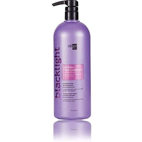 Oligo Professionnel Blacklight Violet Conditioner Sulfate Free Toning Purple Conditioner | Conditioning Toner for Blonde Hair, Removes Brassy Tones | Purple Toner Conditioner, 1L