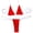 ☪609-Red, variant on Nuoqisi Women's Fashion Sheer Mesh Bikini Set - Three Piece Swimwear with Bra and Panty, Transparent Swimsuits for Women