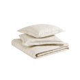 thumbnail image 2 of Premier Comfort Signature Reversible Printed Herringbone to Faux Fur Quilt Set, Ivory, King, 2 of 4