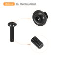 thumbnail image 4 of Unique Bargains Flanged Button Head Socket Cap Screws, 25 Pack M6x30mm 304 Stainless Steel Bolts, 4 of 5