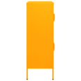 thumbnail image 2 of vidaXL Armoire de Rangement Jaune Moutarde 80x35x101,5 cm Acier, 2 of 5