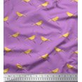 thumbnail image 1 of Soimoi polyester Crepe Fabric Leaves,Branches & Canary Bird Decor Fabric Printed Yard 52 Inch Wide, 1 of 1