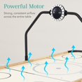 thumbnail image 4 of Best Choice Products Led 54 Inch Air Hockey Game Table W/Light-Up Scoreboard Powerful Motor Ac Outlet. Includes 2 Pucks 2 Pushers - Natural, 4 of 9