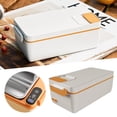 thumbnail image 1 of WIFKLSIIPG Déjeuner Chauffant Déjeuner Auto-Chauffant Déjeuner Sans Fil Rechargeable Modèle avec 3200mAh Acier Inoxydable 304 Qualité Alimentaire 1L Grande Capacité (Orange), 1 of 8