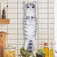thumbnail image 4 of EGNMCR Hangable Hand Towel Simulation Cats Towel Absorbent Face Wash Towel hand towels, 4 of 6