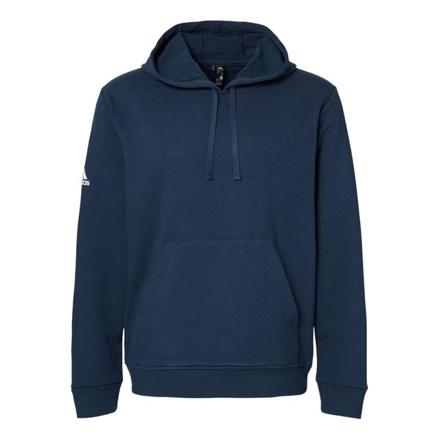 Adidas Sweat à Capuche en Molleton pour Hommes, P, Bleu Marine Collégial