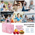 thumbnail image 5 of Meitianfacai Single-Shoulder Lunch Bag Large-Capacity Outdoor Picnic Bag Fresh-Keep Ice Pack, 5 of 5