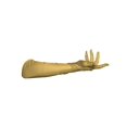thumbnail image 2 of Gravity Threads Gants d'Opéra en Satin pour Femmes 18 Pouces Or, 2 of 2
