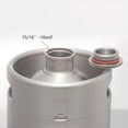 thumbnail image 3 of yuksok Système de Mini Fût - Cultivateur en Acier Inoxydable 2 L/ 68 Oz, Distributeur Portable de Mini Fût, 3 of 8