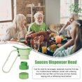 thumbnail image 3 of Water Pipe Nozzle Drink Bottle Pourer With Removable Strainer Beverage Funnel For Sealing Stopper, 3 of 7