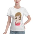 thumbnail image 1 of T-Shirt Basique à Manches Courtes pour Femmes Detective Conan Haihara Ai, 1 of 6