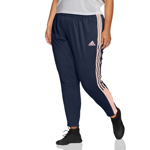 adidas womens Tiro 21 Track Pants Crew Navy/Pink 4X