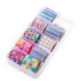 thumbnail image 1 of 1 Box Starry Sky Nail Foil Sticker Candy Nail Foil Color Nail Shimmer Transfer Sticker Manicure Decorations Holographic Nail Paper Decals, 1 of 7