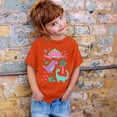 thumbnail image 2 of PMVFHDE T-Shirts pour Fille T-Shirts Graphiques pour Filles T-Shirts Graphiques pour Fille T-Shirts Basiques pour Fille T-Shirts Vintage pour Filles T-Shirt à Imprimé Garçon et Fille Col Rond Ample à Manches Courtes Haut Orange, 8-9 Ans, 2 of 3