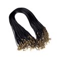 thumbnail image 2 of 100 Pcs Corde de Collier Design Simple Pendentif Réutilisable Accessoires en Fil pour la Maison Fabrication de Bijoux Cordon Bricolage Artisanat Accessoires Noir Bronze, 2 of 8
