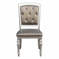 thumbnail image 3 of Topline Home Furnishings Chaises d'appoint en similicuir perle, 3 of 7