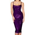 thumbnail image 3 of Pisexur Robes pour Femmes Col Rond Dos Nu Robe de Cocktail Mode Paillettes Scintillantes Robe de Soirée Boîte de Nuit Fête Robe Ajustée Robes de Retour à la Maison Élégante Robe d'Invitée de Mariage Tunique Robe Midi, 3 of 3