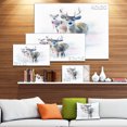 thumbnail image 3 of Beautiful Deer With Big Horns - Animal Canvas Art Print, 3 of 4