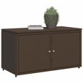 thumbnail image 2 of vidaXL Armoire de Rangement de Jardin Marron 110x55x60,5 cm Rotin Synthétique, 2 of 5