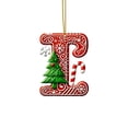 thumbnail image 2 of Hbdhejl 26 Pcs Lettres Rouges Décorations de Sapin de Noël Lettres de Canne de Bonbon avec Motif de Baies Mini Alphabet Ornements Suspendus Fête Maison Sapin de Noël Acrylique 2D, 2 of 4