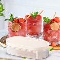 thumbnail image 4 of TIELUTT Food Grade with Lid Easy to Store Ice Tray Storage Container Organizer Vacuum Seal Coffee Container Small Containers for Organizing Organizers Divided Food Storage Containers with Lids, 4 of 6
