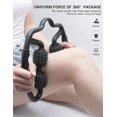 thumbnail image 3 of -Roue Rouleau de Massage en Mousse pour Tissus Profonds Rouleau Musculaire pour Jambes Cou; Outil de Récupération Portable pour le Dos pour Yoga Pilates; Mise en Forme, 3 of 7