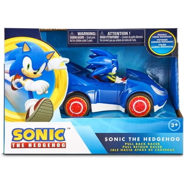 NKOK Sonic The Hedgehog All Stars Racing Pull Back Action, Video Game Legend, Speed Star by Tails, No Batteries Required, Pull Back - Release - and Watch it go, Great Gift