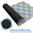 thumbnail image 4 of Stylish Boho Pastel Checkered Mouse Pad - Anti-Slip Rubber for Secure Use, Perfectly Fits Computers & Laptops, Spacious Size 31.5x11.8in, Add Aesthetic Value to Your Home Office, 4 of 7