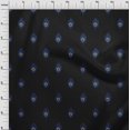 thumbnail image 3 of oneOone Cotton Cambric Fabric Peacock Feather Ikat Printed Craft Fabric BTY 56 Inch Wide, 3 of 4