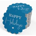 thumbnail image 4 of Inkdotpot Silver Foil Paper Hang Tags Happy Holiday Favor Tags 100 Pieces, 4 of 6