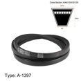 thumbnail image 2 of Unique Bargains A1397/A55 V Belt 55-inch Inner Girth, A-Section Rubber Drive Belt 2pcs, 2 of 3