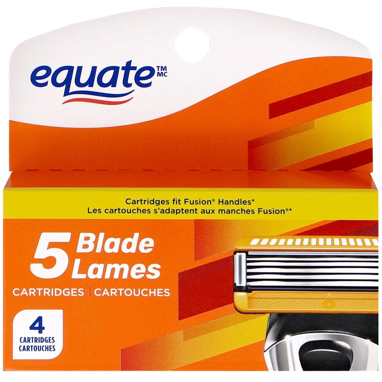 Cartouches de rasoir à 5 lames pour hommes Equate