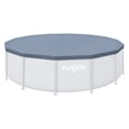 thumbnail image 1 of Funsicle Couverture de Piscine Ronde Durable de 14 Pieds pour Oasis et Piscines d'Activités, Gris, 1 of 6