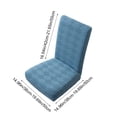 thumbnail image 3 of EGNMCR Home Decor, Room Decor, Wall Decor Elastic Dining Table Chair Cover Half Round Household Chair Cover Cushion Backrest One Universals Chair Flock Stools Cover Cover, 3 of 6