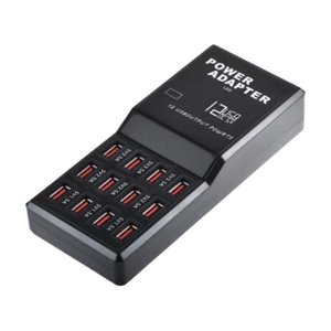 Ports multiples 12Ports USB Chargeur mural de vitesse de sortie d'alimentation de la station de recharge HUB Adaptateur pour téléphone ,Adaptateur personnalisé
