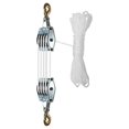 thumbnail image 4 of Abbracc Rope Pulley Hoist for Heavy Lifting Block and Tackle Pulley System 20 m Rope, 4 of 9