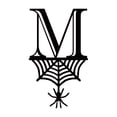 thumbnail image 2 of Spider Halloween Decoration Hang Tag Set with 26 Iron Letters 5.3 cm x 9 cm, Black Rope Included, 2 of 4