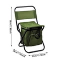 thumbnail image 2 of Portable Folding Chair for Camping Fishing Outdoor Comfortable Lightweight Durable Storage Bag Included, 2 of 3
