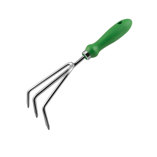Truelles de Jardin Outil à Main pour Hommes Femmes Acier Inoxydable Manche en Plastique Pelle Pointue Râteau pour Plantation Désherbage 2 Pcs