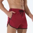 thumbnail image 2 of ohmzyzo Men's Running Shorts 3 Inch Quick Dry Gym Athletic Jogging Shorts with Zipper Pockets, 2 of 6