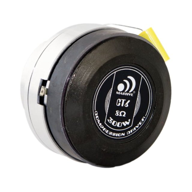 Massive Audio CT6 300W Max 1" 25.5mm 8-Ohm Car Super Bullet Titanium Tweeter