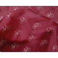 thumbnail image 4 of oneOone Silk Tabby Fabric Bicycle Transport Printed Craft Fabric BTY 42 Inch Wide, 4 of 4